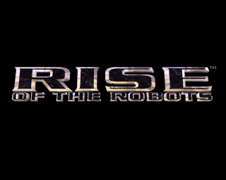 Rise of the Robots title screen for Amiga CD32